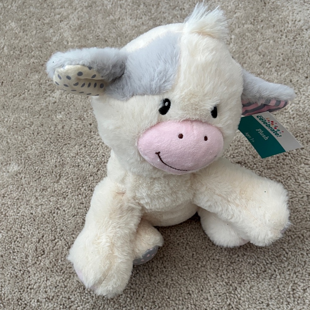 Adorable Plush Cow Toy